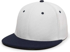 OC Sports CAGE25 Flexible Fitting Cap - White Navy
