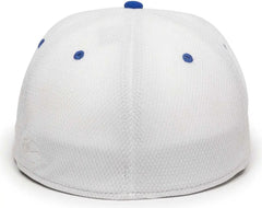 OC Sports CAGE25 Flexible Fitting Cap - White Royal