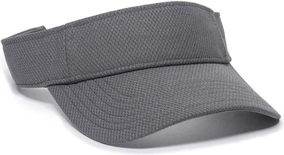 OC Sports CAGE75 Visor - Charcoal - Dark Gray / 6 7/8’’ - 7 1/2’’