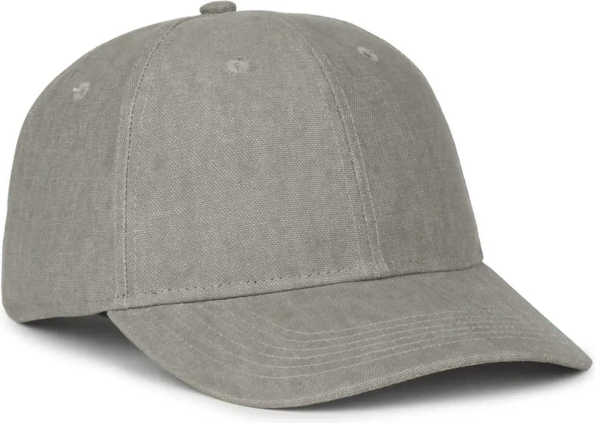 OC Sports CANV-111SB Cotton Canvas Cap - Light Gray - Gray / OSFM