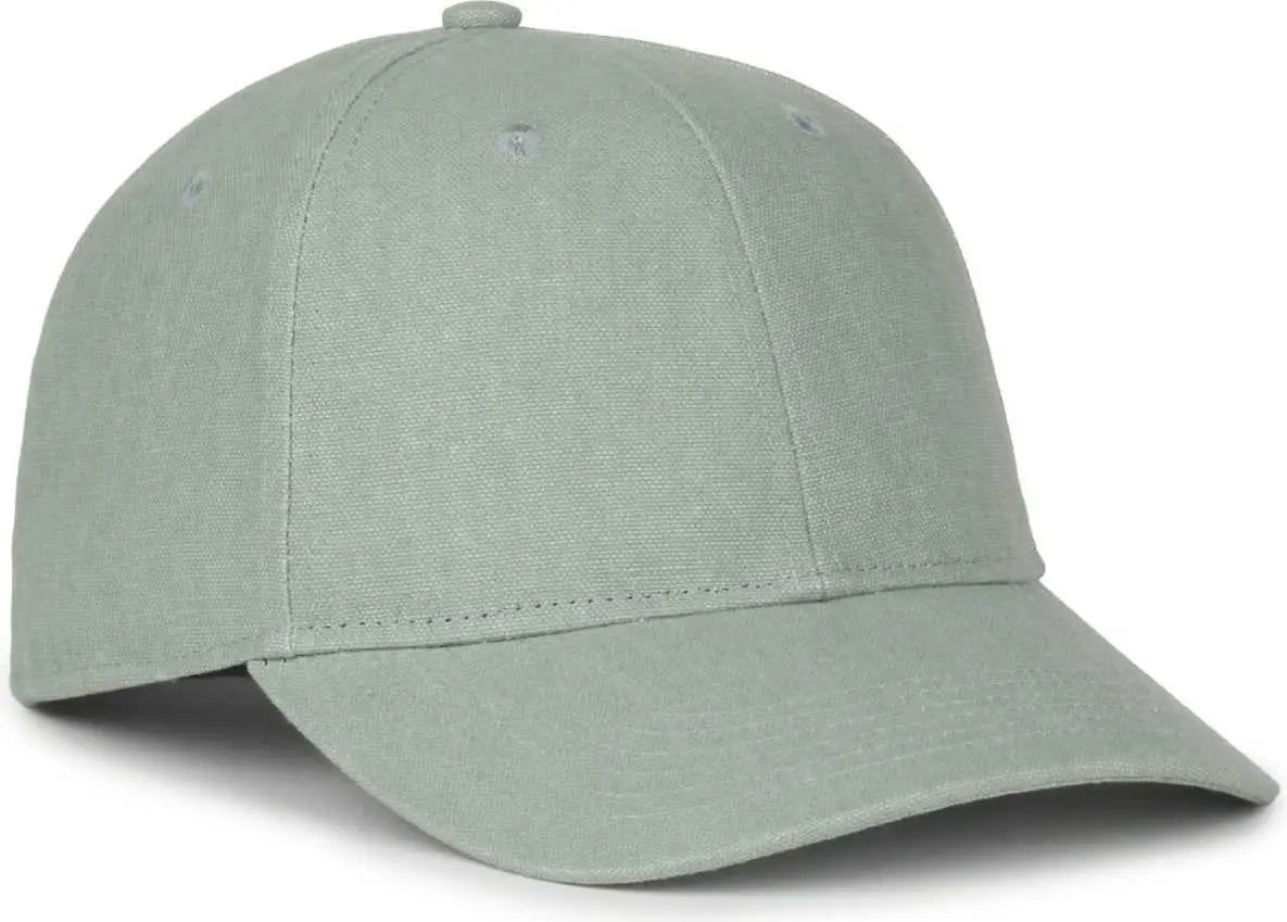 OC Sports CANV-111SB Cotton Canvas Cap - Light Sage - Sage / OSFM