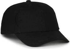 OC Sports CARG100 Cap with Temple Side Pockets - Black - Black / OSFM