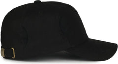 OC Sports CARG100 Cap with Temple Side Pockets - Black - Black / OSFM
