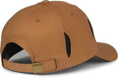 OC Sports CARG100 Cap with Temple Side Pockets - Brown - Brown / OSFM