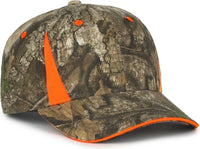 OC Sports CBI-305 Adjustable Cap that is Easily Visible - Realtree APX Blaze - Realtree Blaze / OSFM