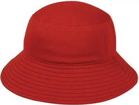 OC Sports CBK-100 Performance Bucket Hat - Red - Red / 7’’ - 7 3/8’’