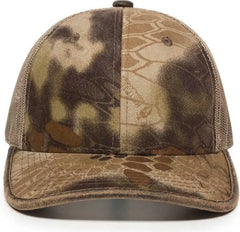OC Sports CBW-100M Adjustable Mesh Back Cap - Kryptekhighlander Khaki - Kryptek Khaki / OSFM