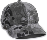 OC Sports CGW-115 Garment Washed Camo Cap - Kryptek Raid - Kryptek / 6 7/8’’ - 7 1/2’’