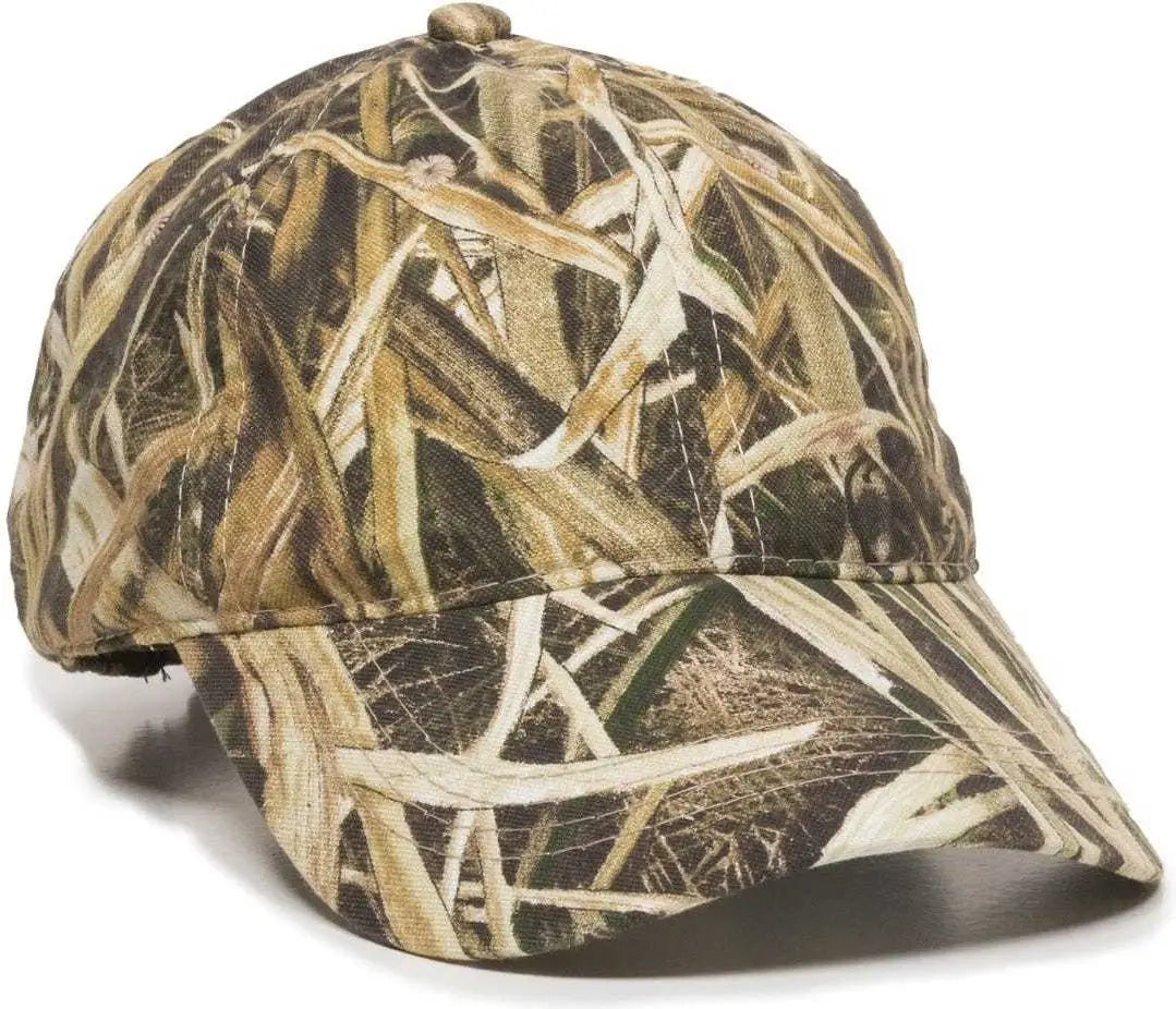OC Sports CGW-115 Garment Washed Camo - Mossy Oak Shadow Grass Blades - Mossy Oak Shadow Grass Blades / 6 7/8’’ - 7