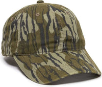 OC Sports CGW-115 Garment Washed Camo - Original Mossy Oak Bottomland - Original Mossy Oak Bottomland / 6 7/8’’ - 7