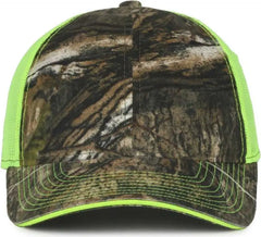 OC Sports CGWM-301 Adjustable Mesh Back Cap - Mossy Oak Country DNA Neon Yellow - Mossy Oak Yellow / OSFM
