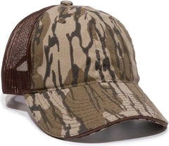 OC Sports CGWM-301 Adjustable Mesh Back Cap - Mossy Oak Original Bottomland Brown - Mossy Oak Original Bottomland Brown