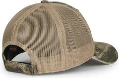 OC Sports CGWM-301 Adjustable Mesh Back Cap - Realtree APX Khaki - Realtree Khaki / OSFM