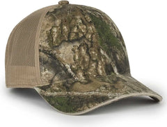 OC Sports CGWM-301 Adjustable Mesh Back Cap - Realtree APX Khaki - Realtree Khaki / OSFM