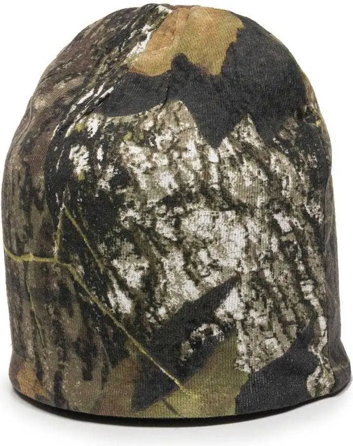 OC Sports CMK-405 Beanie - Mossy Oak Break-Up Black - Mossy Oak Break-Up Black / 6 7/8’’ - 7 1/2’’