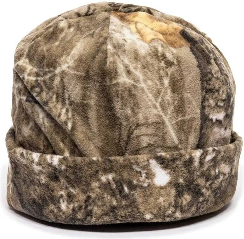 OC Sports COR-002 Beanie with Cuff Easily Visible Reversible - Realtree Edge Blaze - Realtree Edge Blaze / 6 7/8’’ - 7