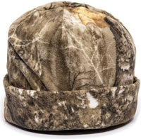 OC Sports COR-002 Beanie with Cuff Easily Visible Reversible - Realtree Edge Blaze - Realtree Edge Blaze / 6 7/8’’ - 7