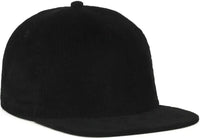OC Sports CORD01 Corduroy Cap - Black - Black / OSFM