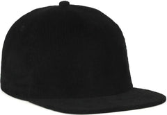 OC Sports CORD01 Corduroy Cap - Black - Black / OSFM