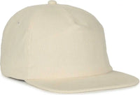OC Sports CORD01 Corduroy Cap - Ivory - Ivory / OSFM