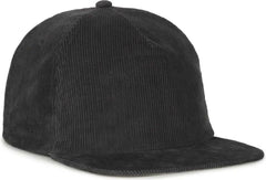 OC Sports CORD01 Corduroy Cap - Steel - Steel / OSFM