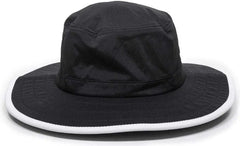 OC Sports CSB-300 Moisture Wicking Boonie - Black White - Black White / One Size Fits Most