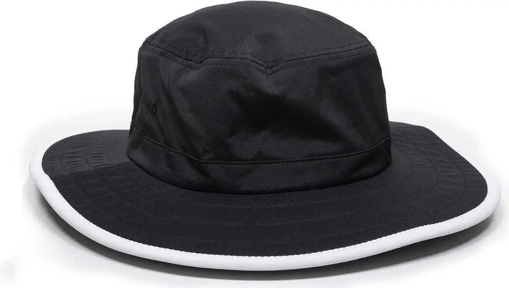 OC Sports CSB-300 Moisture Wicking Boonie - Black White - Black White / One Size Fits Most