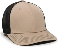 OC Sports CT120M Extra-flexible Slight Pre-curved Visor - Khaki Black - Khaki Black / 6 3/4’’ - 7 1/8’’