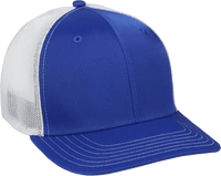 OC Sports CT120M Extra-flexible Slight Pre-curved Visor - Royal White - Royal White / 6 3/8’’ - 6 3/4’’