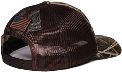 OC Sports DU63B Ducks Unlimited Caps - Mossy Oak Shadowgrass Blades Duck Brown - Mossy Oak Brown / OSFM