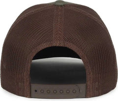 OC Sports DU69 Ducks Unlimited Caps - Olive Brown - Olive Brown / OSFM