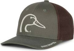 OC Sports DU69 Ducks Unlimited Caps - Olive Brown - Olive Brown / OSFM