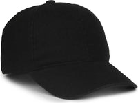 OC Sports DUK-111SB DUK Canvas Snap Back Cap - Black - Black / OSFM