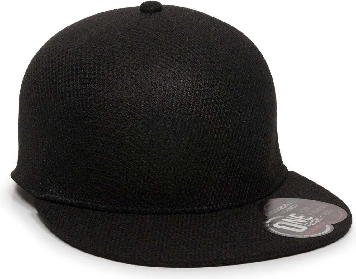 OC Sports EDGE Flexible Fitting Cap - Black - Black / 7’’ - 7 3/8’’