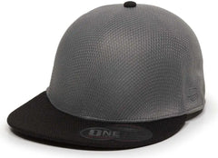 OC Sports EDGE Flexible Fitting Cap - Graphite Black