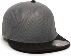 OC Sports EDGE Flexible Fitting Cap - Graphite Black - Dark Gray Black / 7’’ - 7 3/8’’