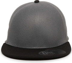 OC Sports EDGE Flexible Fitting Cap - Graphite Black
