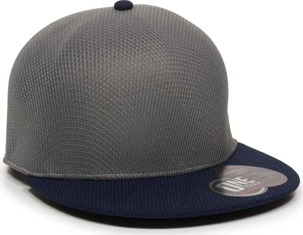 OC Sports EDGE Flexible Fitting Cap - Graphite Navy - Dark Gray Navy / 7’’ - 7 3/8’’