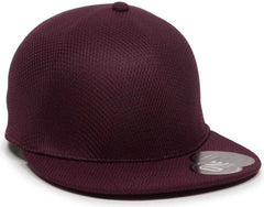 OC Sports EDGE Flexible Fitting Cap - Maroon - Maroon / 7’’ - 7 3/8’’