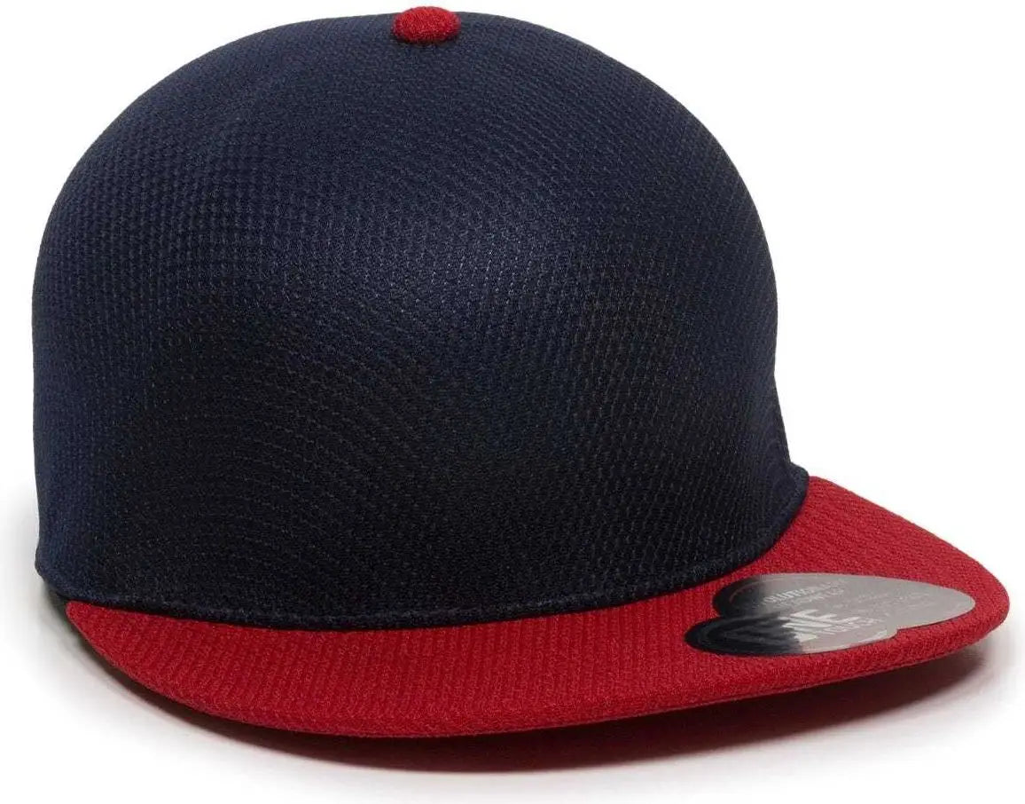 OC Sports EDGE Flexible Fitting Cap - Navy Red - Navy Red / 7’’ - 7 3/8’’