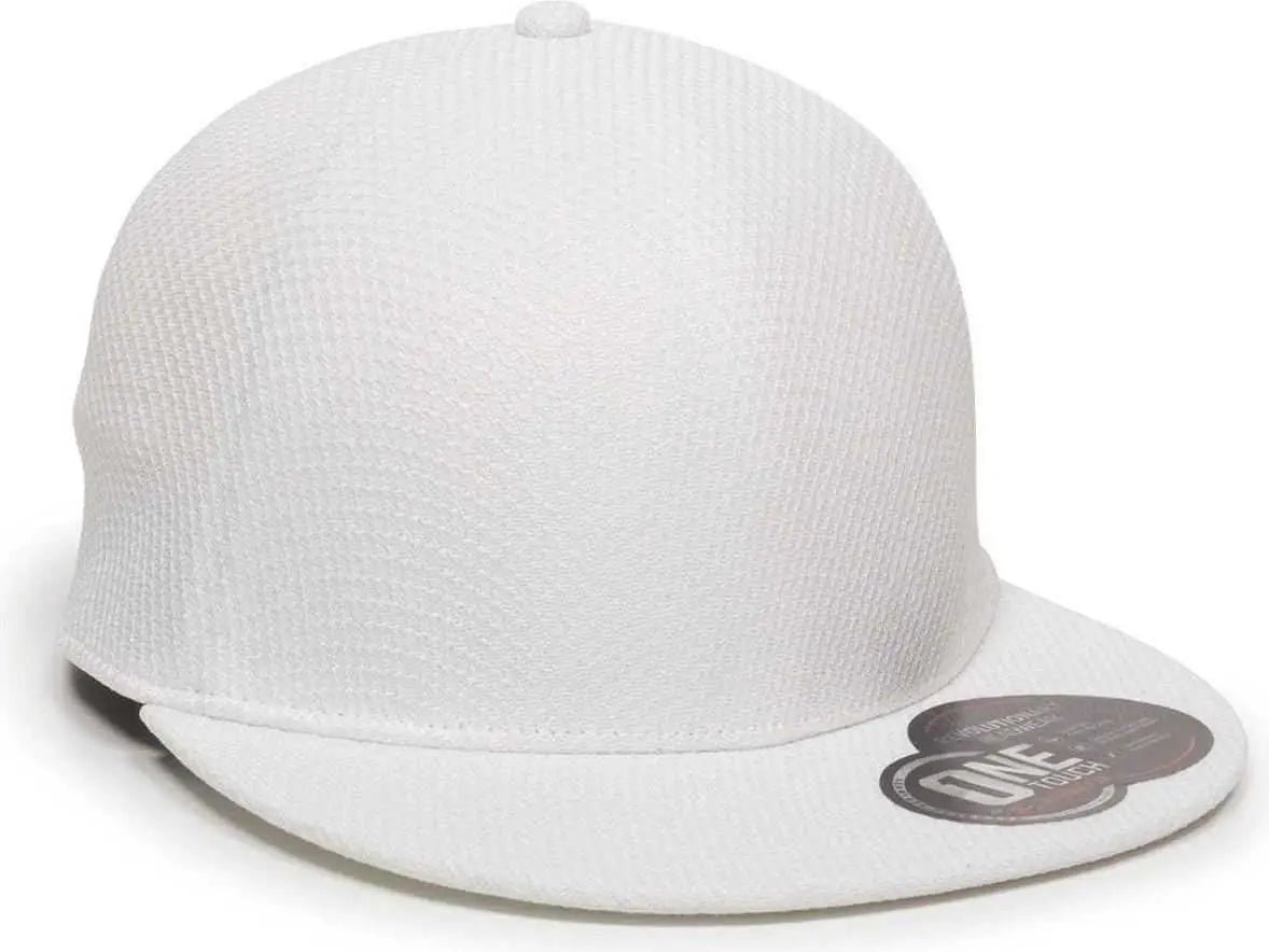 OC Sports EDGE Flexible Fitting Cap - White - White / 7’’ - 7 3/8’’