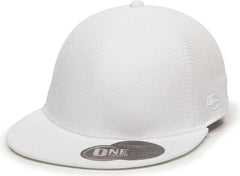 OC Sports EDGE Flexible Fitting Cap - White