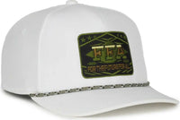 OC Sports FFA792 FFA Cap - White - White / 6 7/8’’ - 7 1/2’’