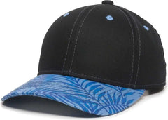 OC Sports FLR-100 Adjustable Cap - Black Blue Tropical - Black Blue Tropical / OSFM