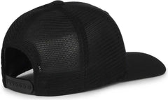 OC Sports FLX672M-E ProFlex Adjustable Sweatband Cap - E Black Black - Black / OSFM