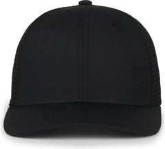 OC Sports FLX672M-E ProFlex Adjustable Sweatband Cap - E Black Black - Black / OSFM