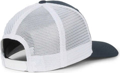OC Sports FLX672M-E ProFlex Adjustable Sweatband Cap - E Navy White - White / OSFM