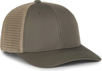 OC Sports FLX672M-E ProFlex Adjustable Sweatband Cap - E Olive Khaki - Khaki / OSFM