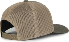 OC Sports FLX672M-E ProFlex Adjustable Sweatband Cap - E Olive Khaki - Khaki / OSFM