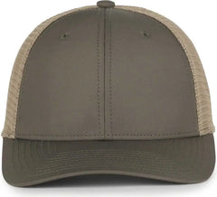 OC Sports FLX672M-E ProFlex Adjustable Sweatband Cap - E Olive Khaki - Khaki / OSFM